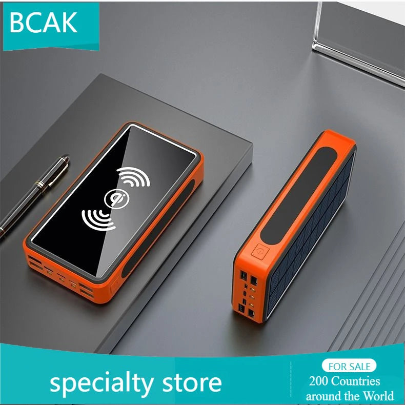 30000 MAh 100000mah 50000mah Creative BCAK Wireless Universal Power Bank Solar Universal Power Bank Large Capacity Universal P