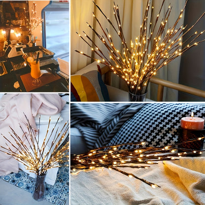 1pc, 20 LED Branch Lights - Interior Decorative Lighting For Weddings, Birthdays And Christmas - Fairy Lights With Branch Design