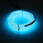 1 Set 5m/16.4ft Vibrant Neon Rope Lights - DIY Decorative Lighting with 360° Illumination, EL Wire, Battery Pack - Perfect for Festival, Halloween, Christmas, Party Decoration