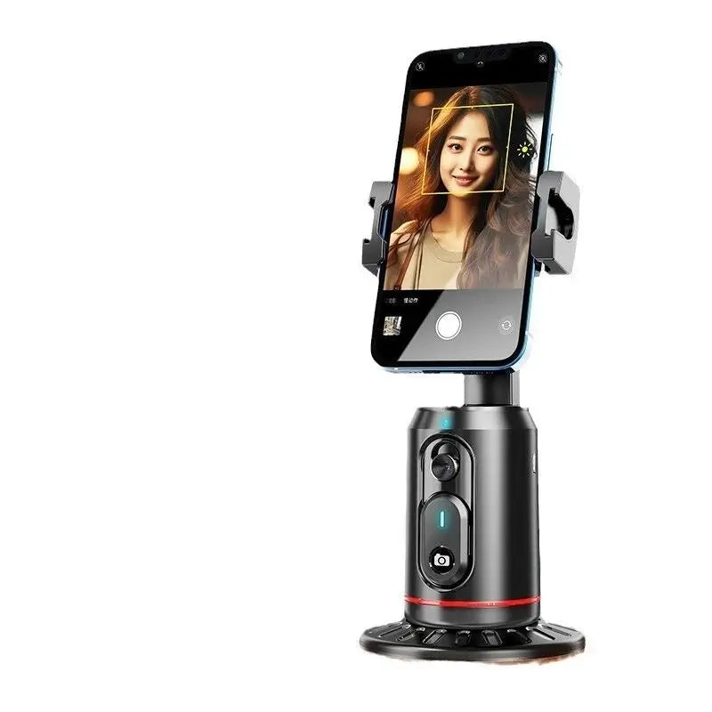 Stabilizator Telefon Q02 – Rotire 360°, Bluetooth Remote & Suport Lumină