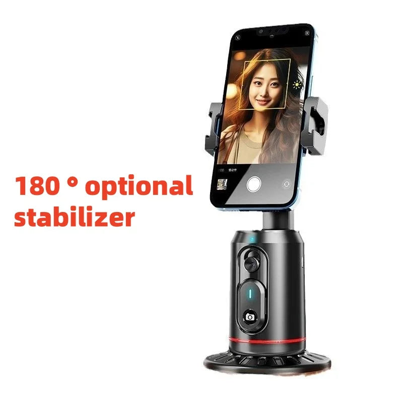 Stabilizator Telefon Q02 – Rotire 360°, Bluetooth Remote & Suport Lumină