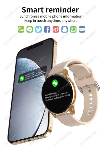 2025 New Women SmartWatch Bluetooth Call Lady Watches Sport Waterproof  Heart Rate  Sleep Smart Watch for  Women Present Gift