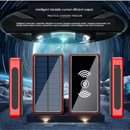 30000 MAh 100000mah 50000mah Creative BCAK Wireless Universal Power Bank  Solar Universal Power Bank  Large Capacity Universal P