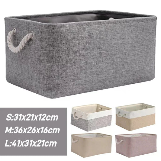 Sundries Storage Basket Cabinet Storage Box Laundry Basket for Toys Clothes Socks Book Organizer Multi-functional Storage Tool