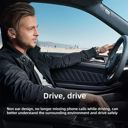 Earhooks Wireless Bluetooth 5.4 Headphones Gaming Sports Headset HiFi Stereo Noise Reduction Earbuds Earphone With Microphone