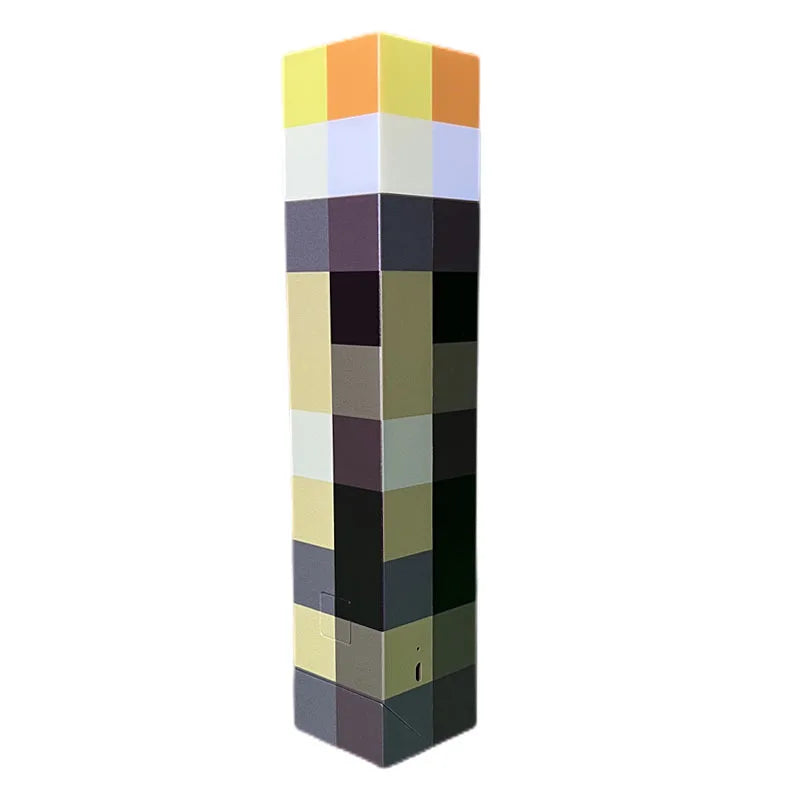 Lampă LED Minecraft – Lanternă USB Reîncărcabilă, Cadou Perfect pentru Copii