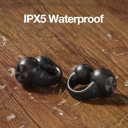 Earring Wireless Earbuds Bluetooth 5.3 Earphone Open Ear Headphones Air Conduction for Sport Running Painless Wearing Headset