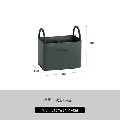 Creative Multifunctional Storage Baskets Simple Desktop Makeup Brush Stationery Home Decor Storage Box Accessories Ornaments