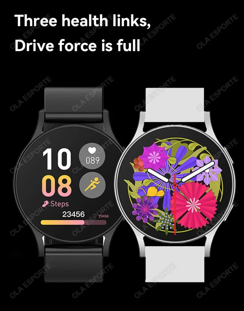 2025 New Women SmartWatch Bluetooth Call Lady Watches Sport Waterproof  Heart Rate  Sleep Smart Watch for  Women Present Gift